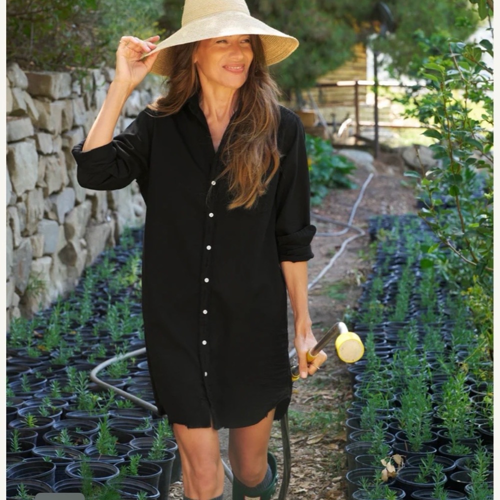 Frank & Eileen Black Shirt Dress…like new